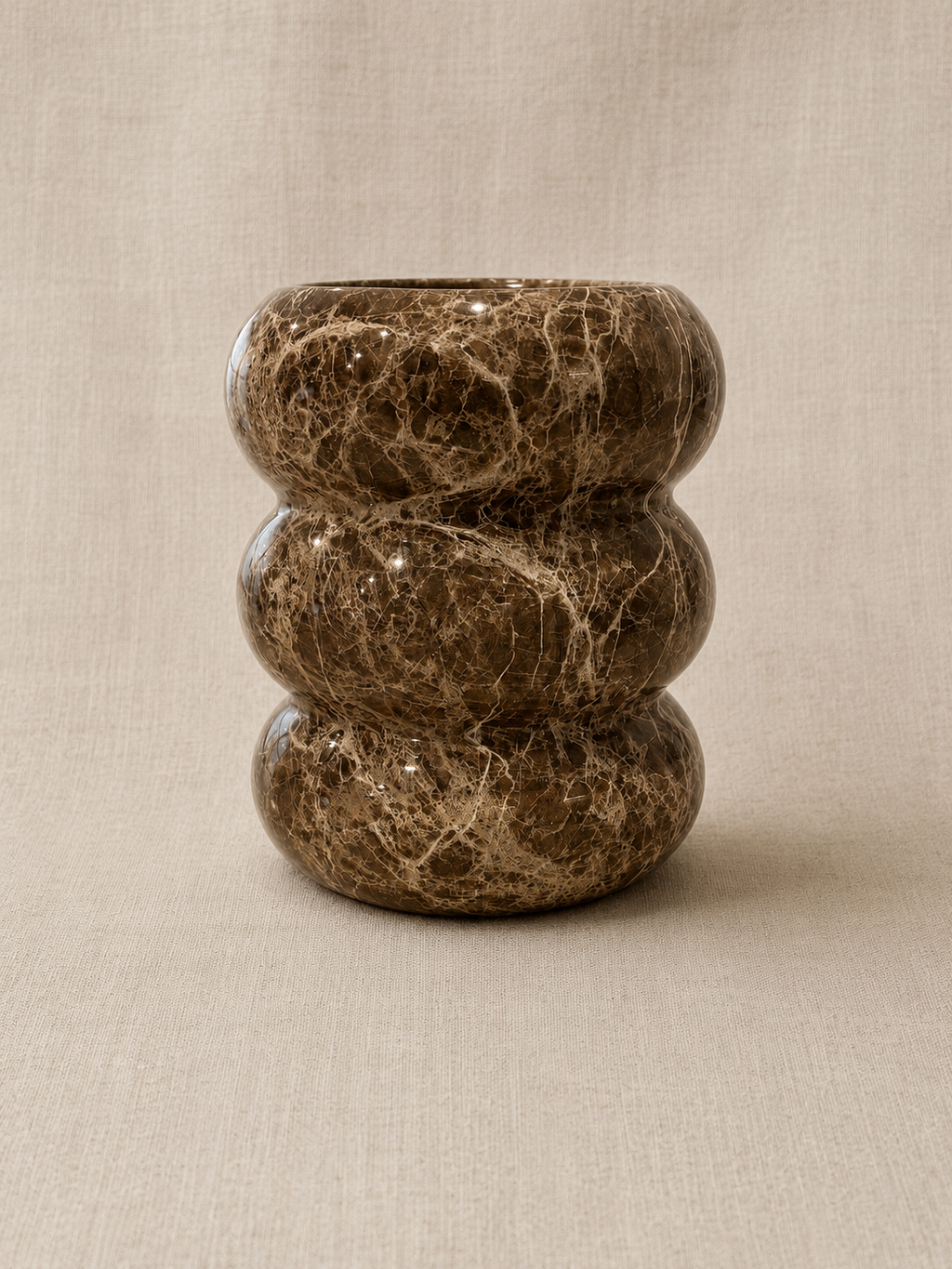 Marble Vase in Emperador