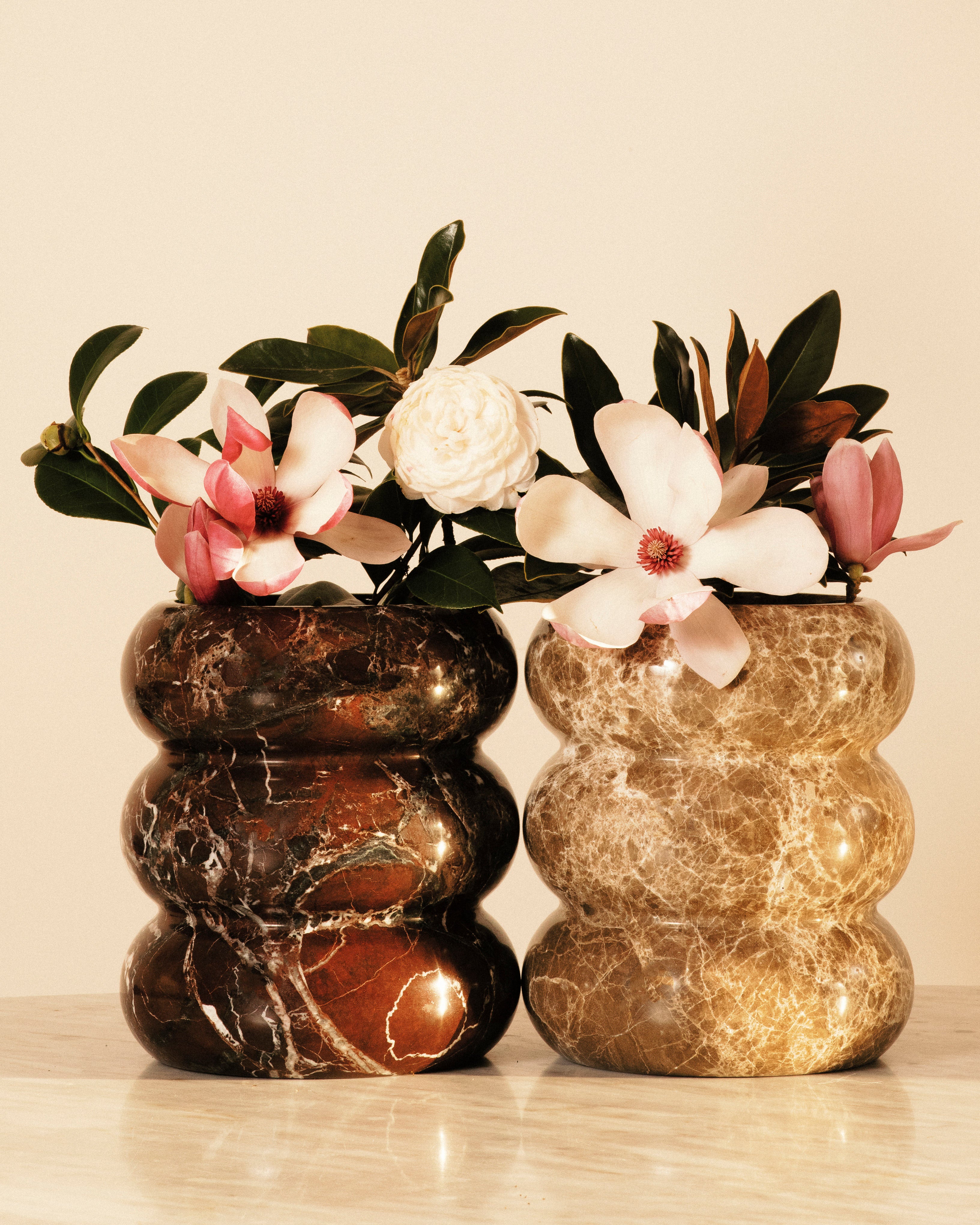 Marble Vase in Emperador