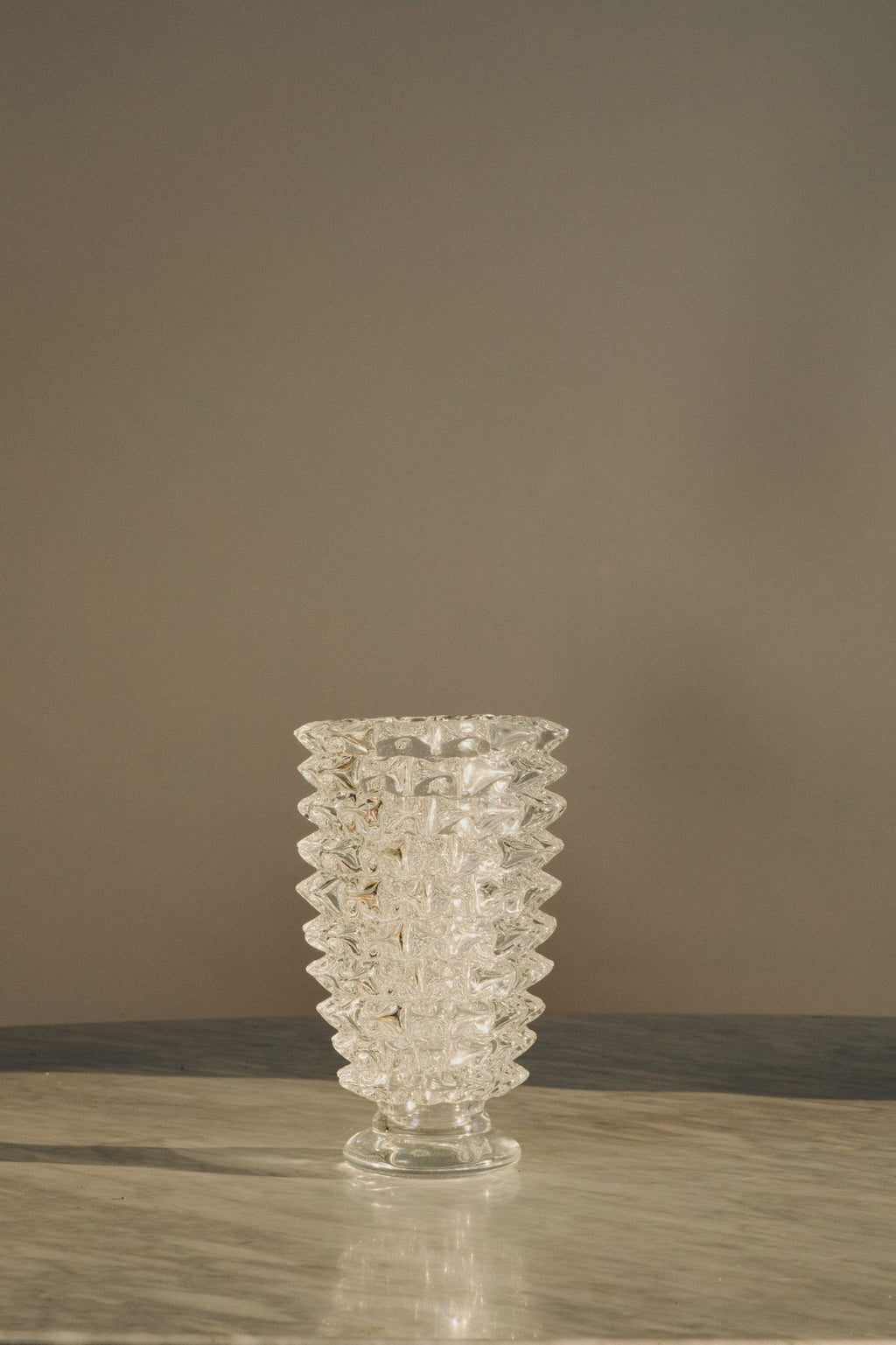 Plinto Vase in Clear