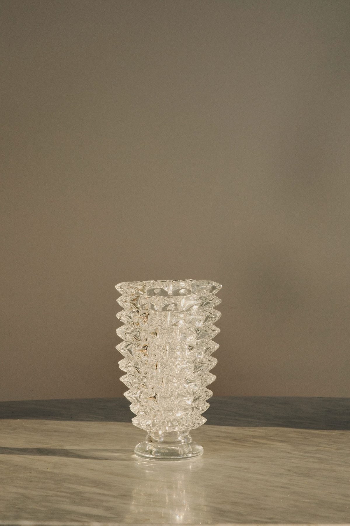 Plinto Vase in Clear