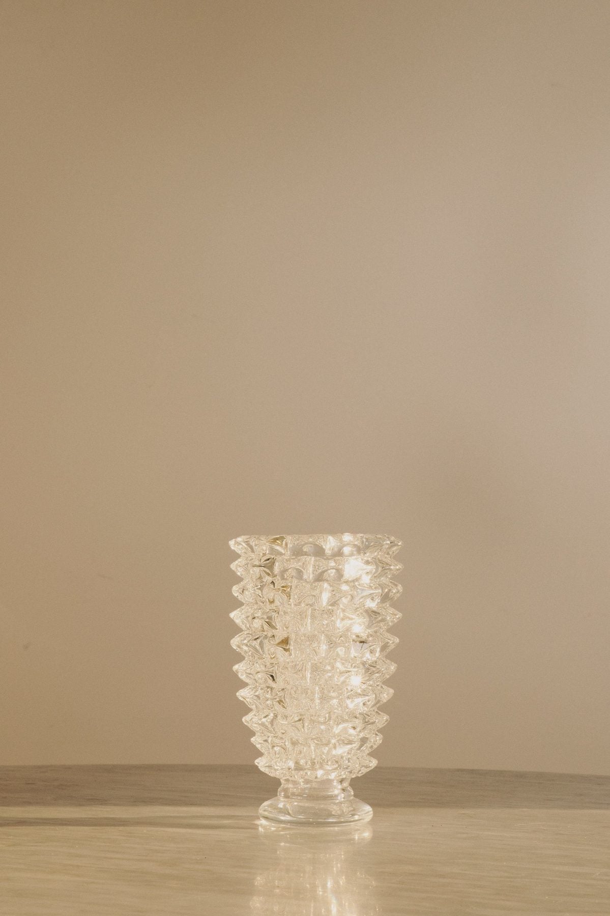 Plinto Vase in Clear