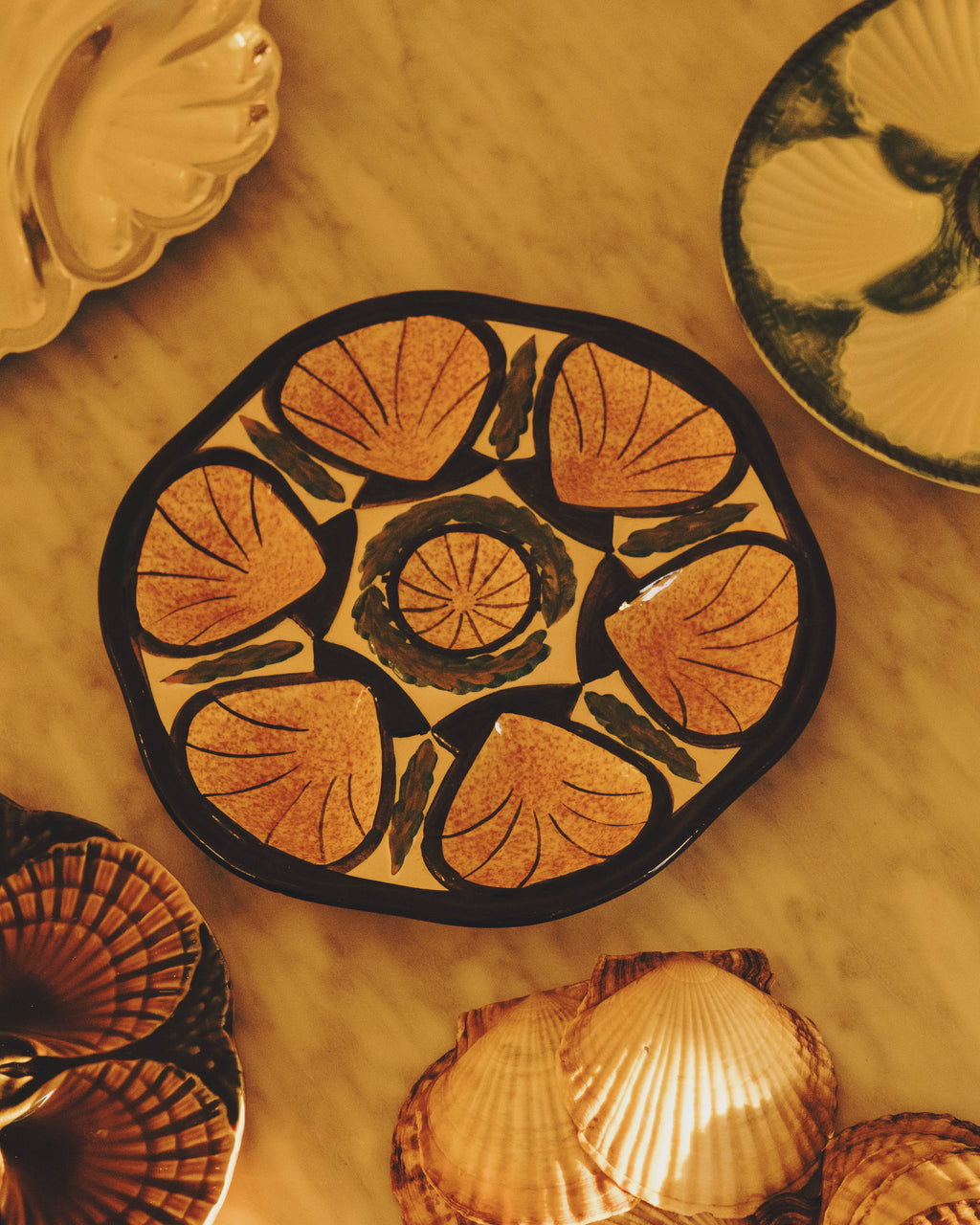 St Jean De Bretagne Oyster Plate