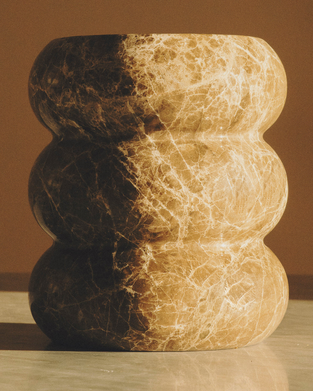 Marble Vase in Emperador