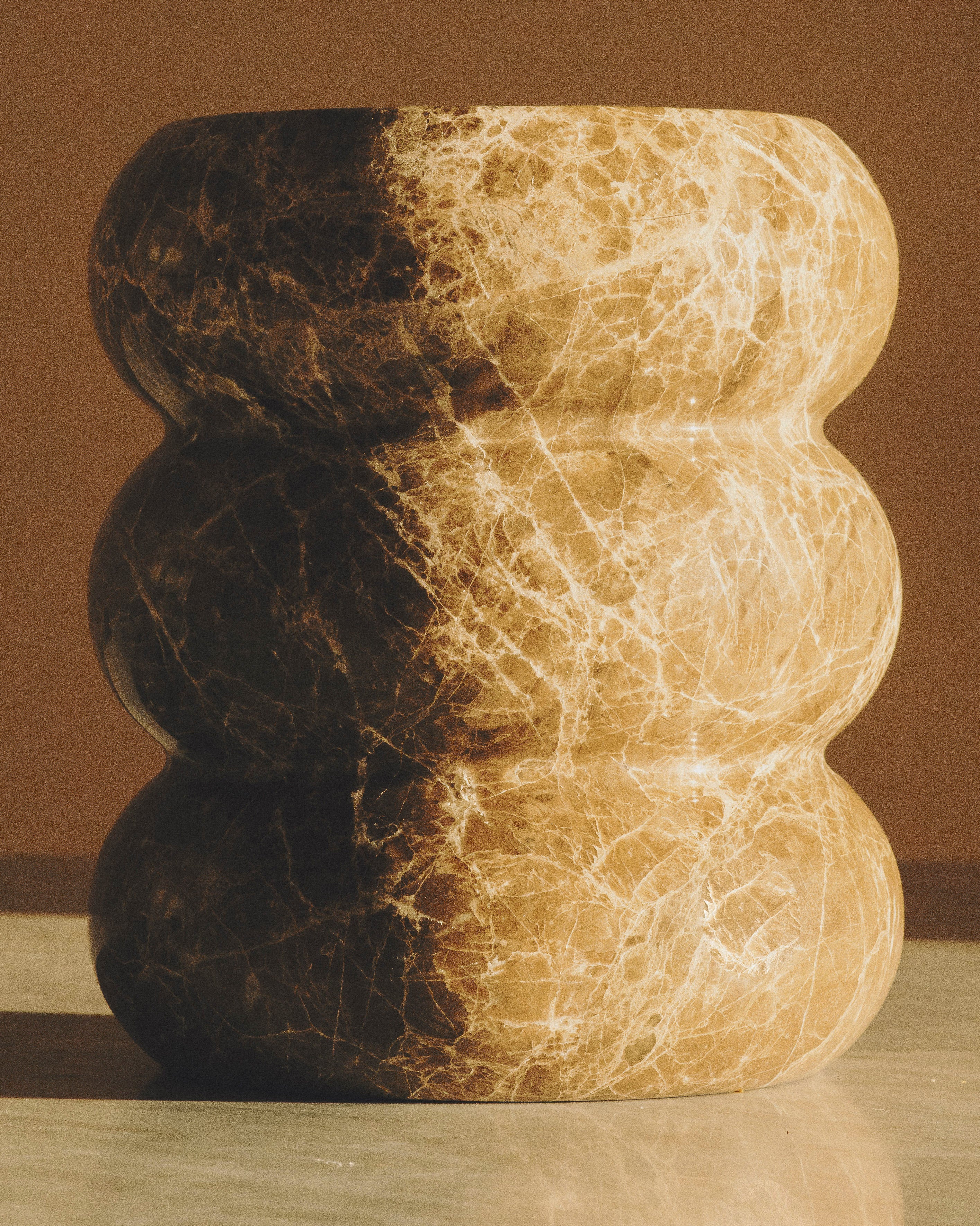 Marble Vase in Emperador