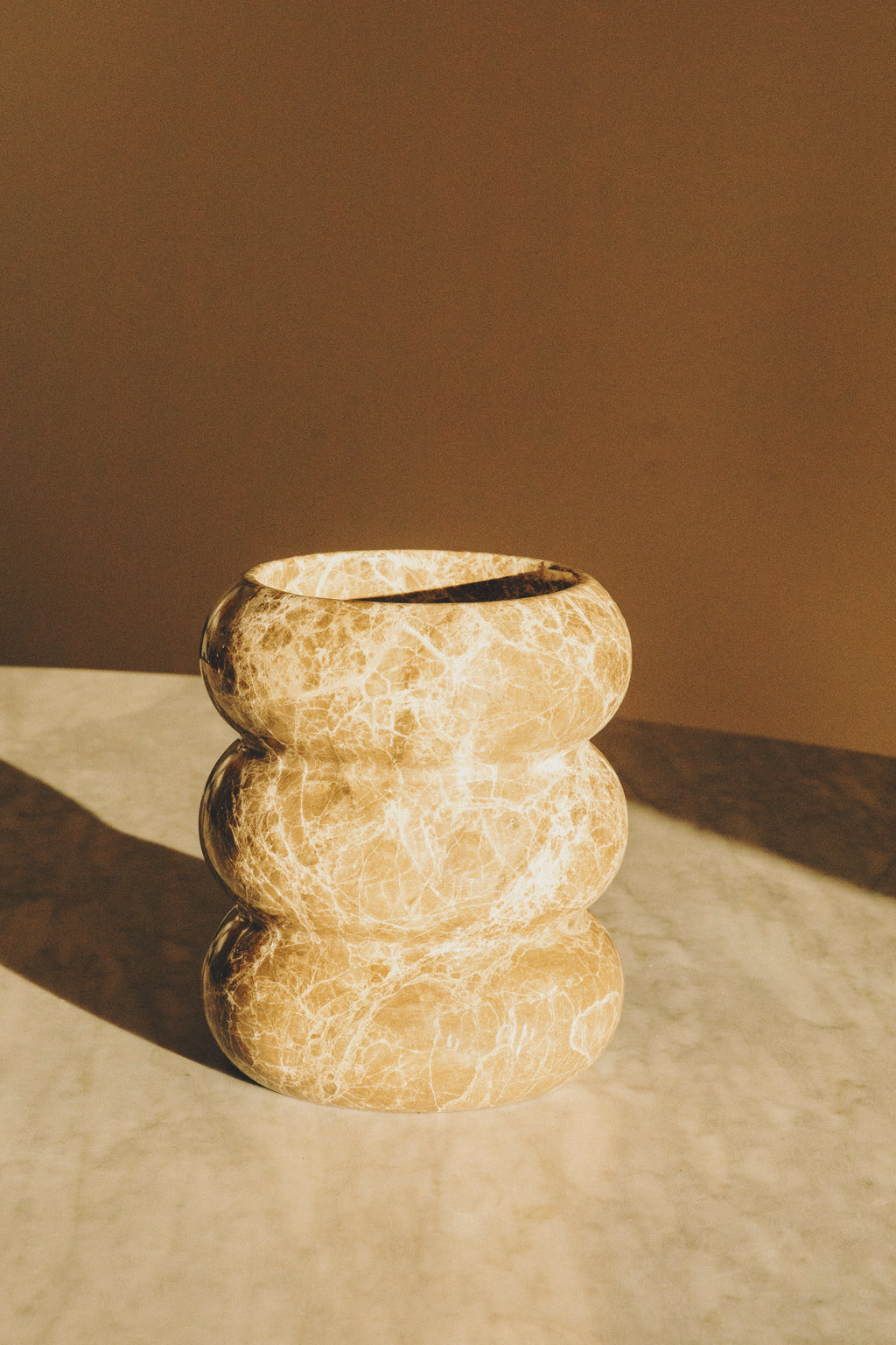 Marble Vase in Emperador