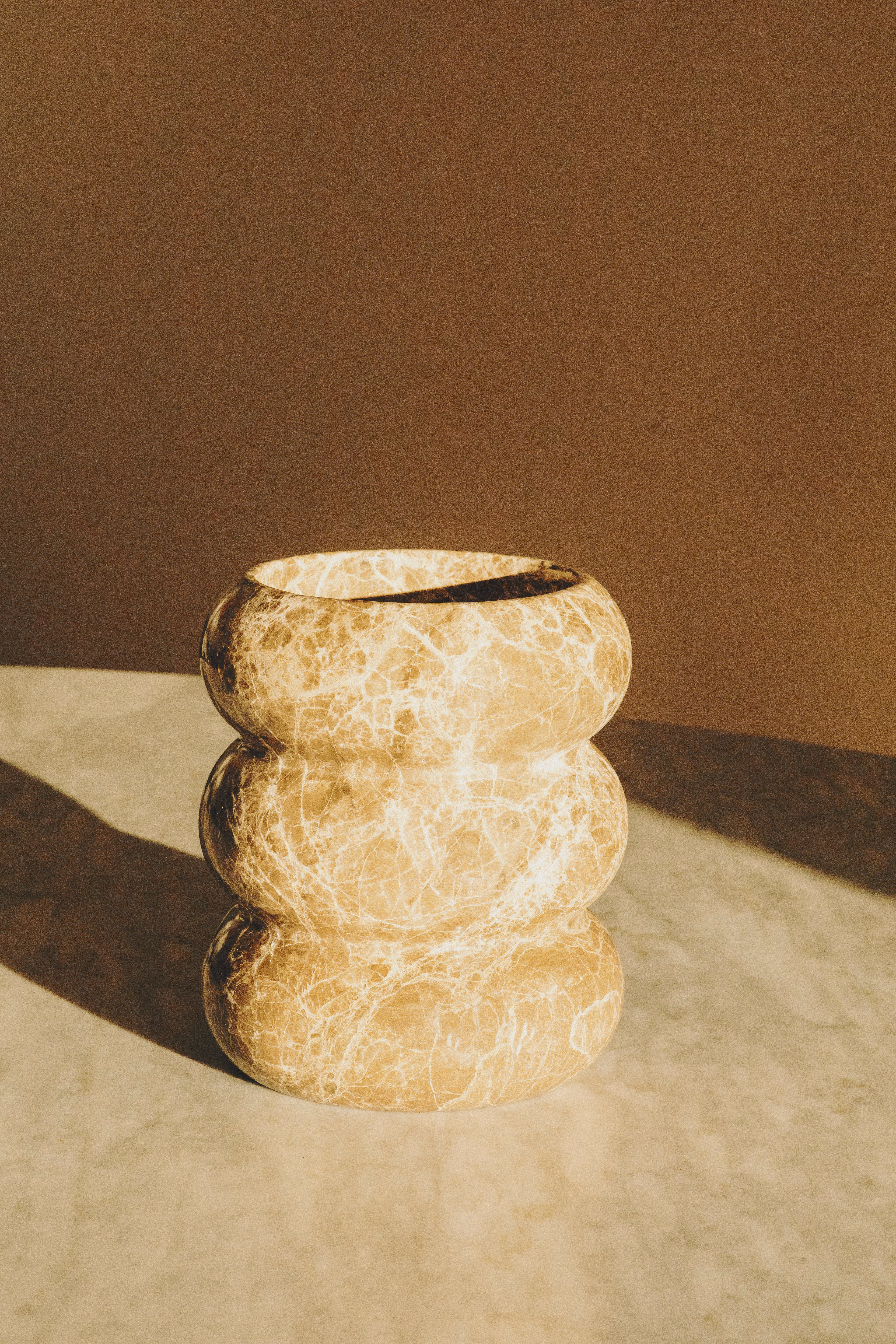 Marble Vase in Emperador