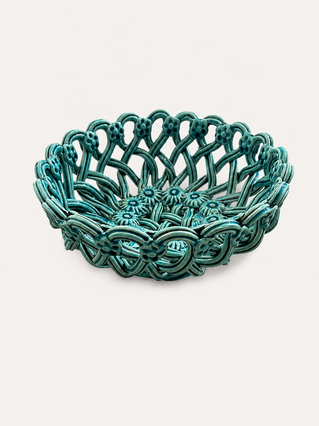 JP Pichon Turquoise Ceramic Bowl