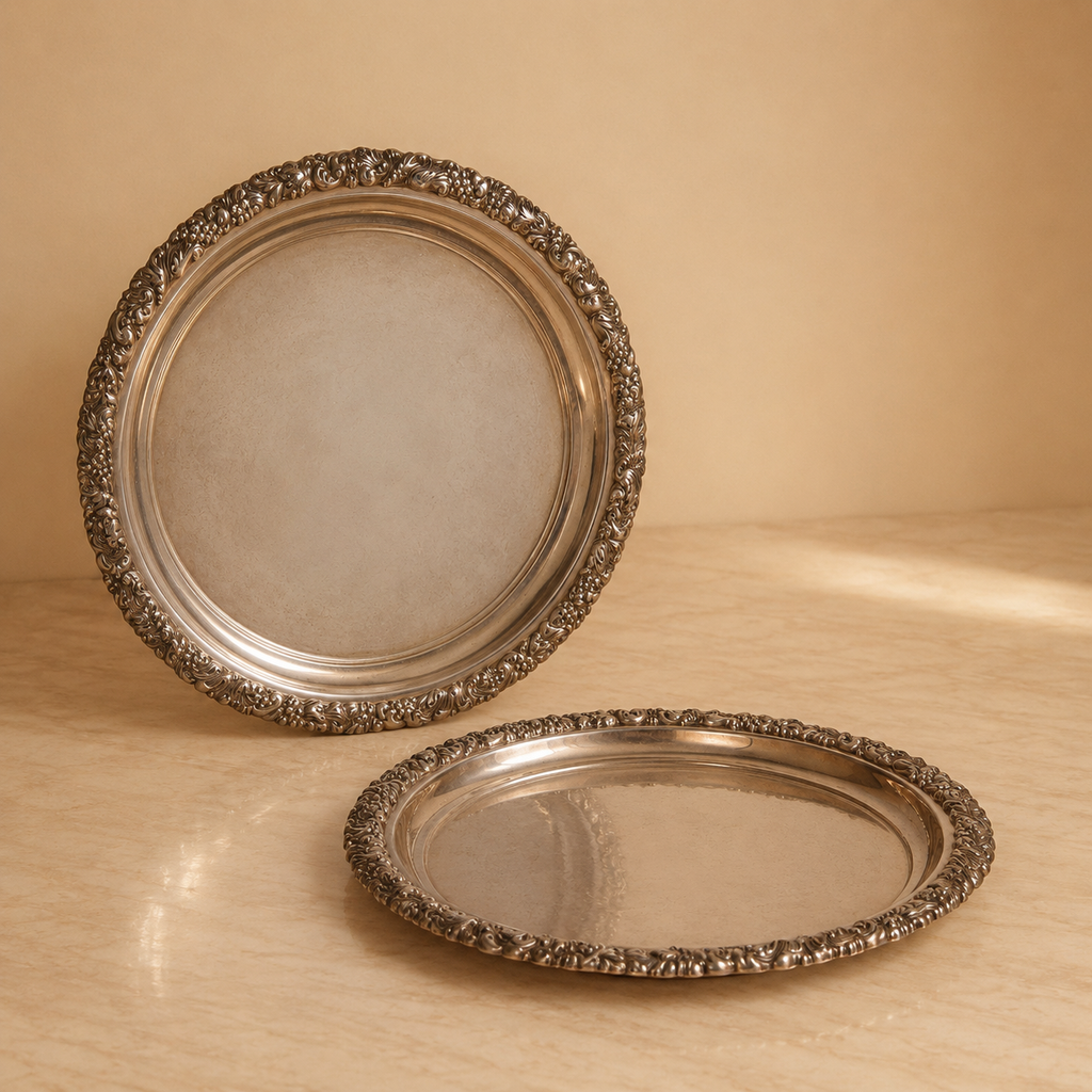 Vina Silver Tray