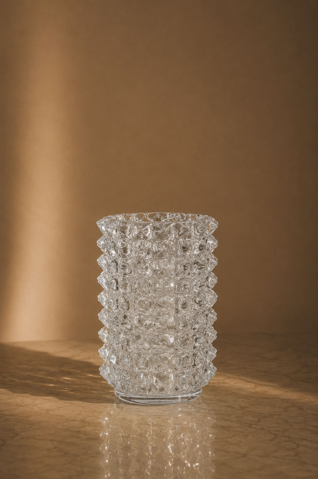 Cilindro Vase in Clear