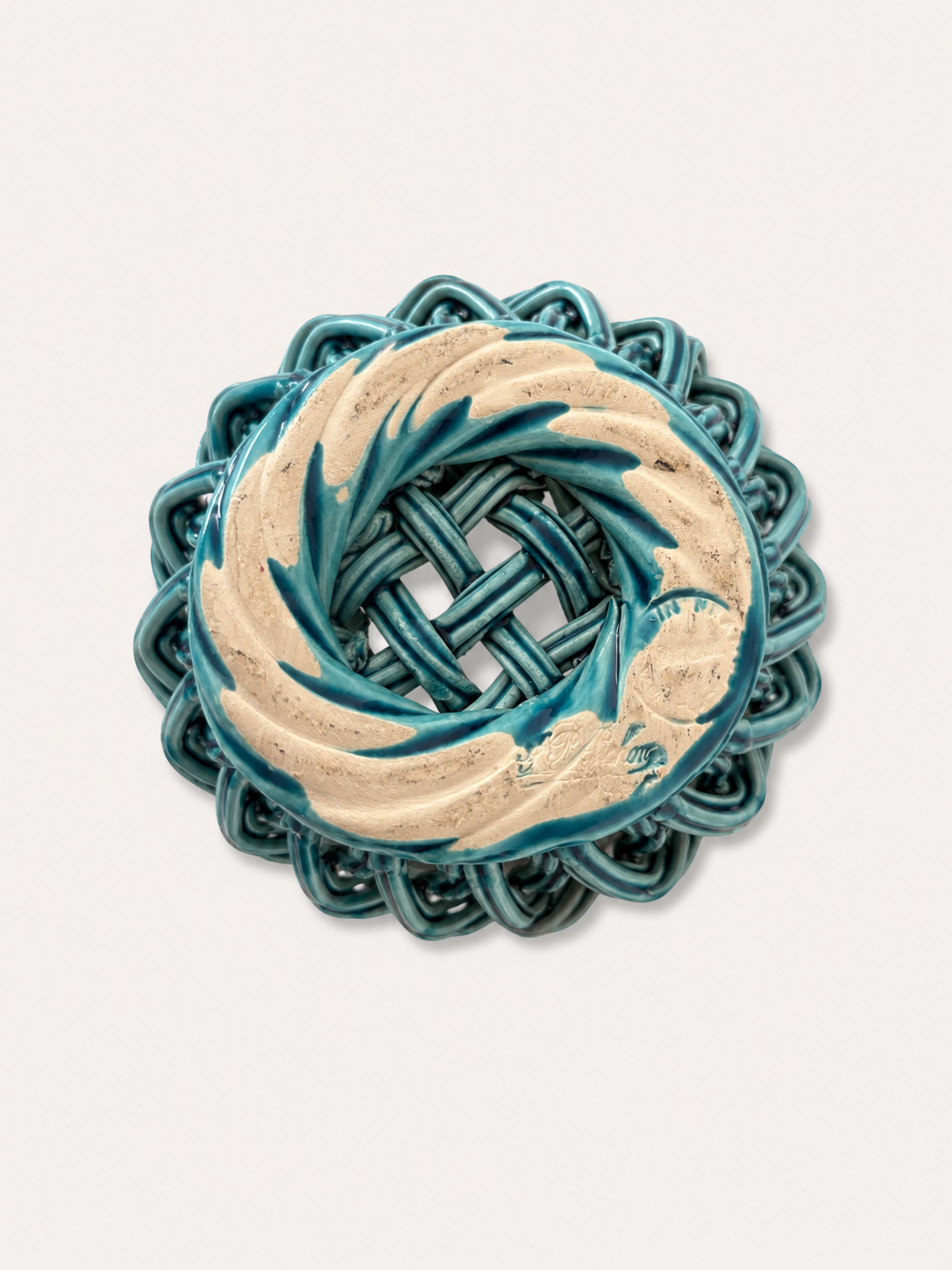 JP Pichon Turquoise Ceramic Bowl