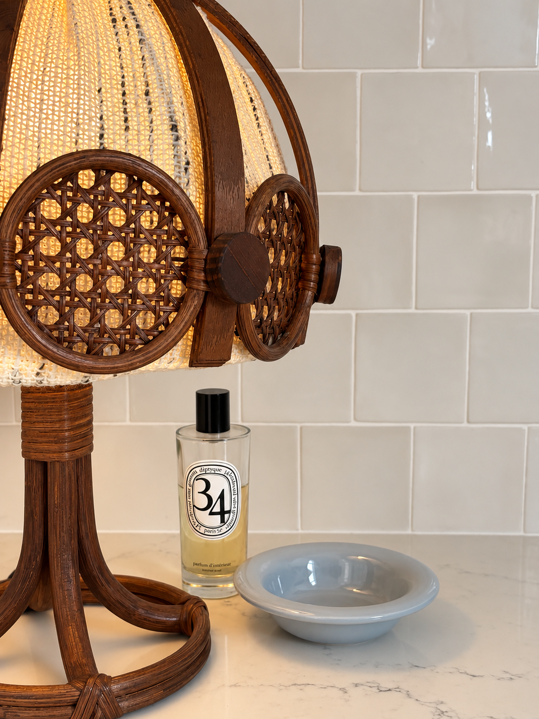 Woven Vintage Lamp