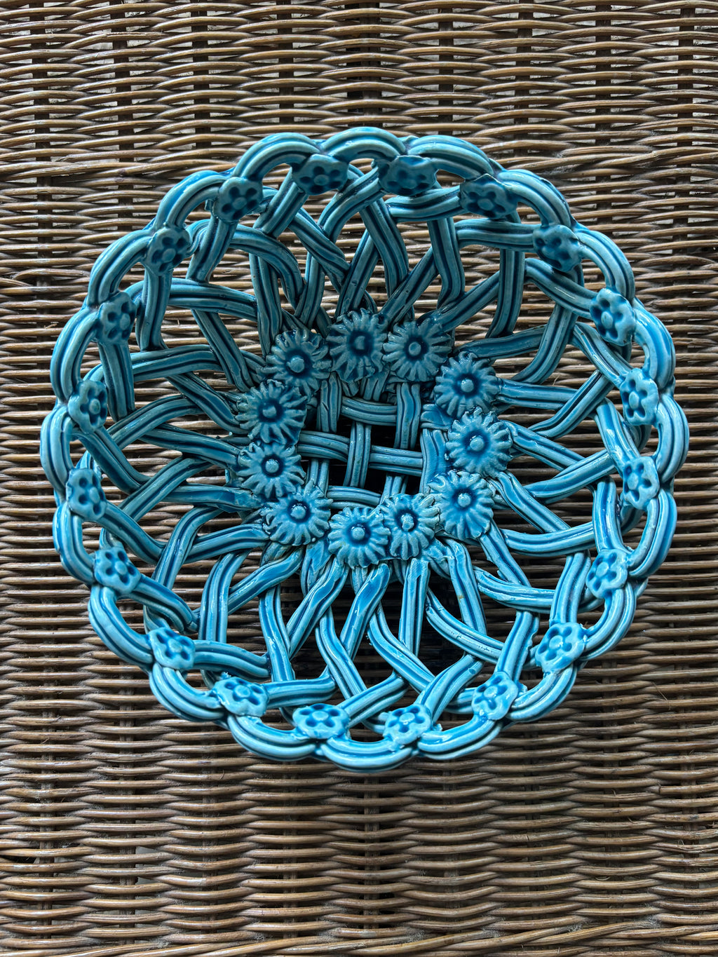 JP Pichon Turquoise Ceramic Bowl