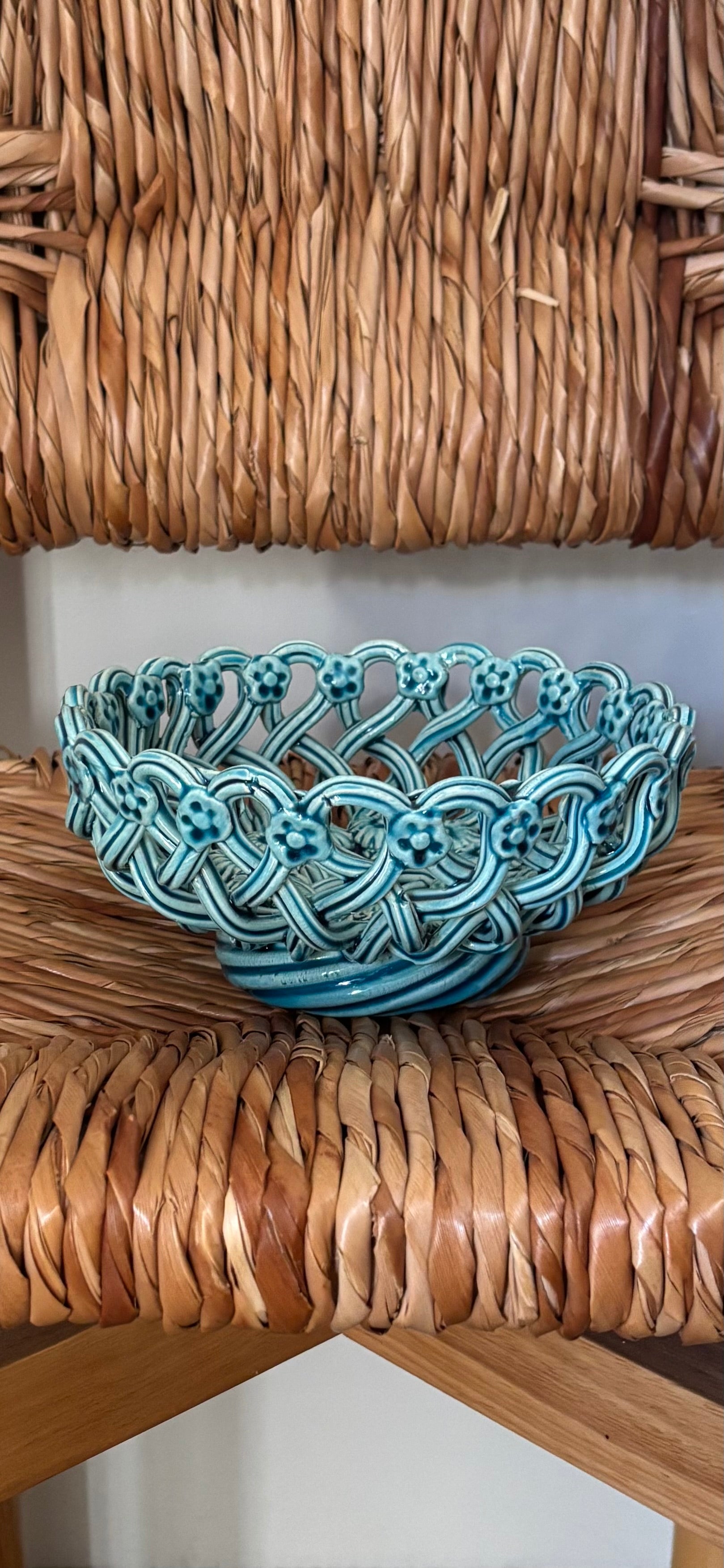 JP Pichon Turquoise Ceramic Bowl