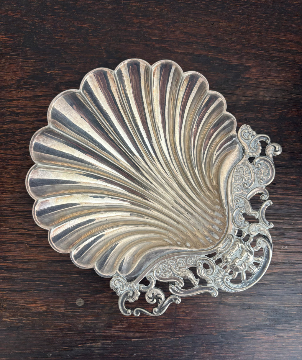 Silver Shell Dish