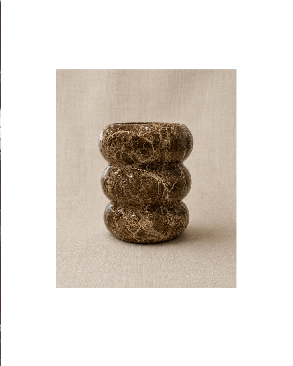 Marble Vase in Emperador